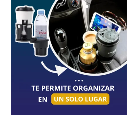 Portavaso y Organizador Ajustable para todos los Automóviles ¡2 en 1! 🎁 BEST-SELLER EN 2024 🎁