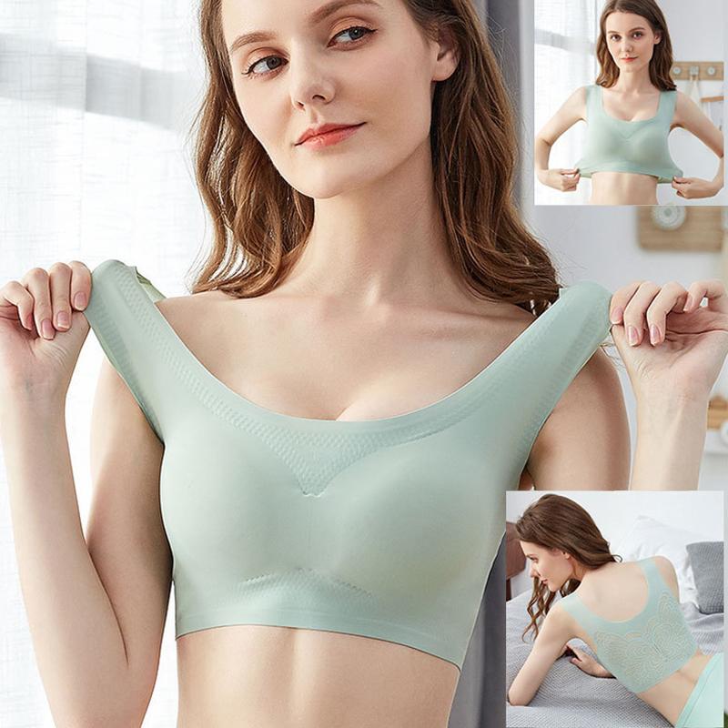 Sujetador Ultrafino Talla Grande Ice Silk Comfort ¡Oferta Exclusiva! [PAGA 1 Lleva 2]