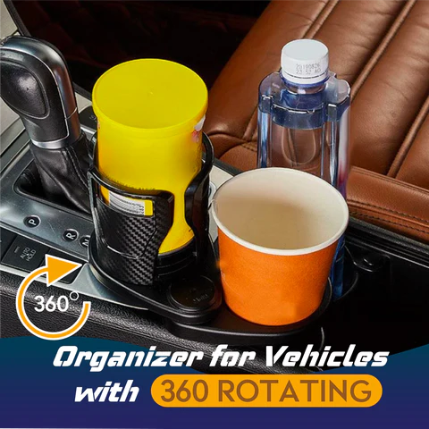 Portavaso y Organizador Ajustable para todos los Automóviles ¡2 en 1! 🎁 BEST-SELLER EN 2024 🎁