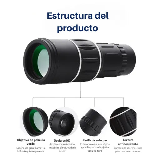 Telescopio Portátil de Largo Alcance