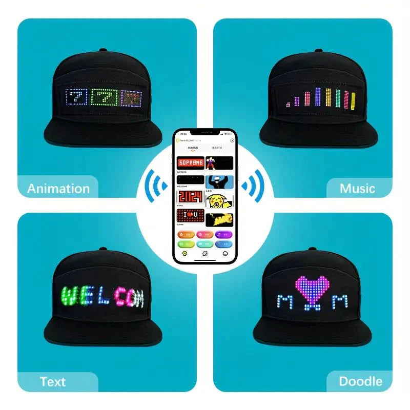 Gorra con Pantalla LED Personalizable | Original.